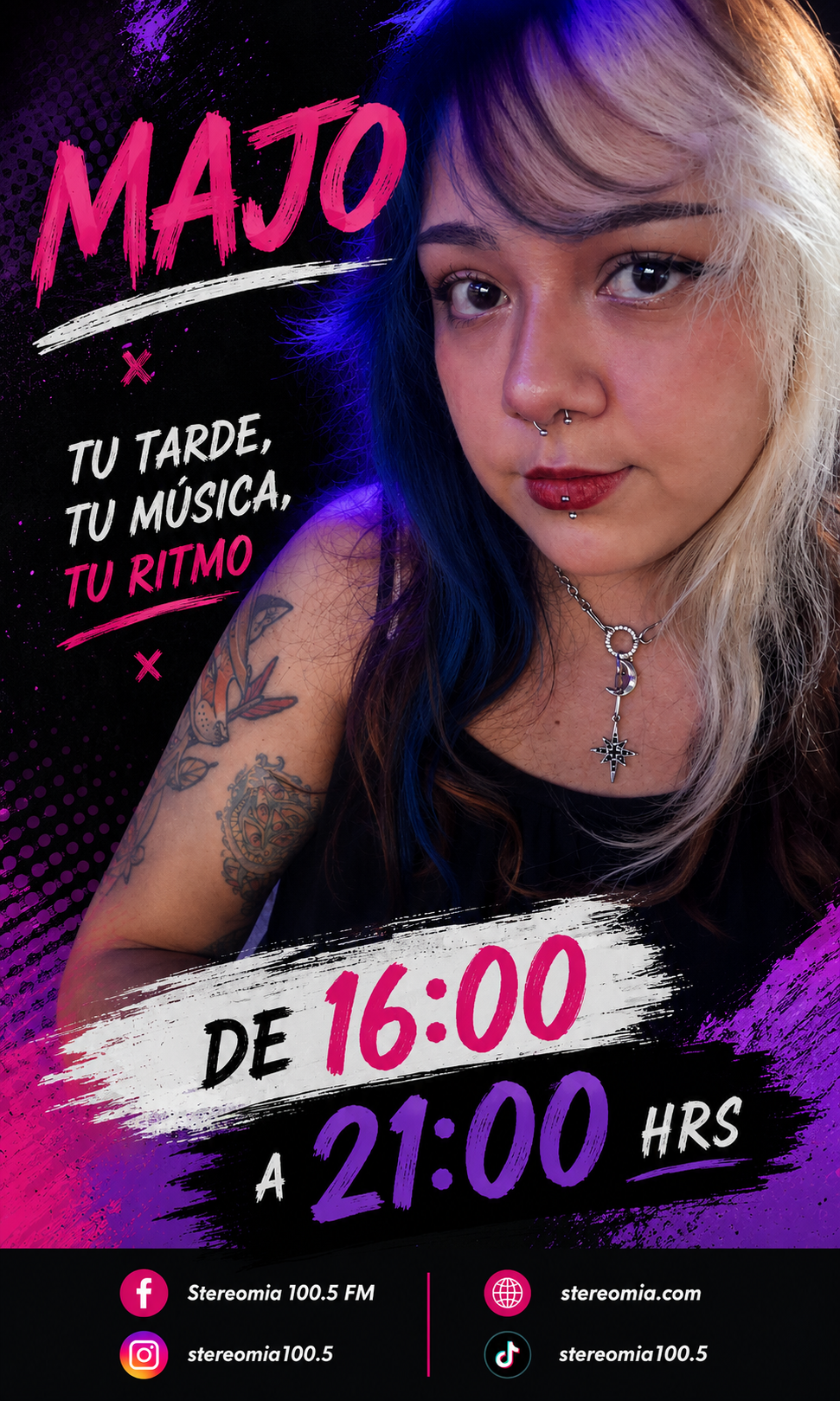 Locutor de StereoMía 100.5 FM