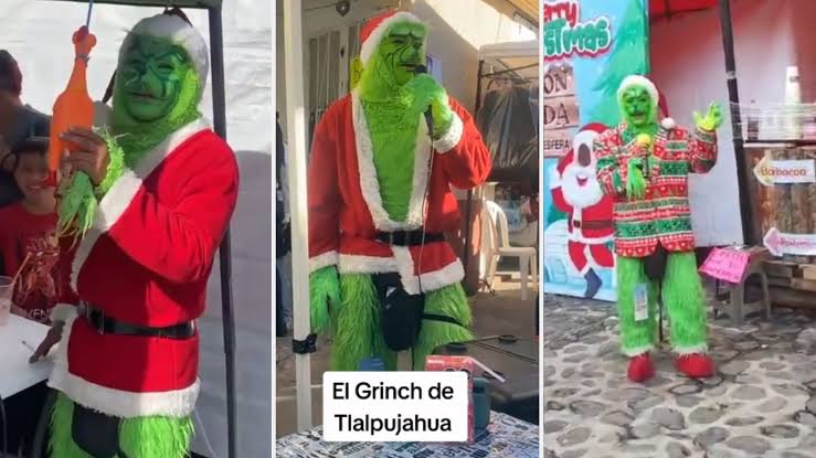 «Amargado» pero con talento: Grinch de Tlalpujahua conquista redes sociales con su voz (VIDEO)